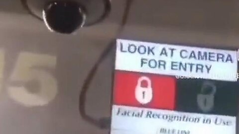 "Entry Only With Facial Recognition!"