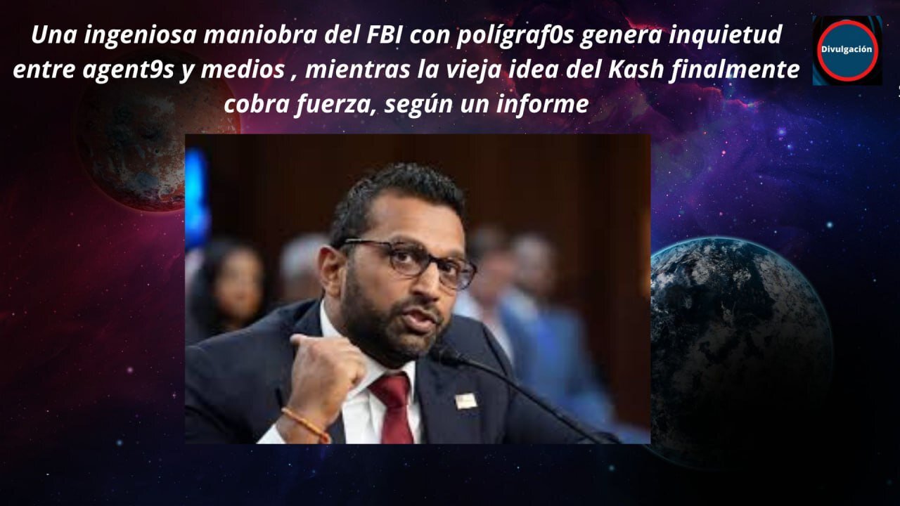 kas patel despedira a los corruptos del estado profundo del FBI