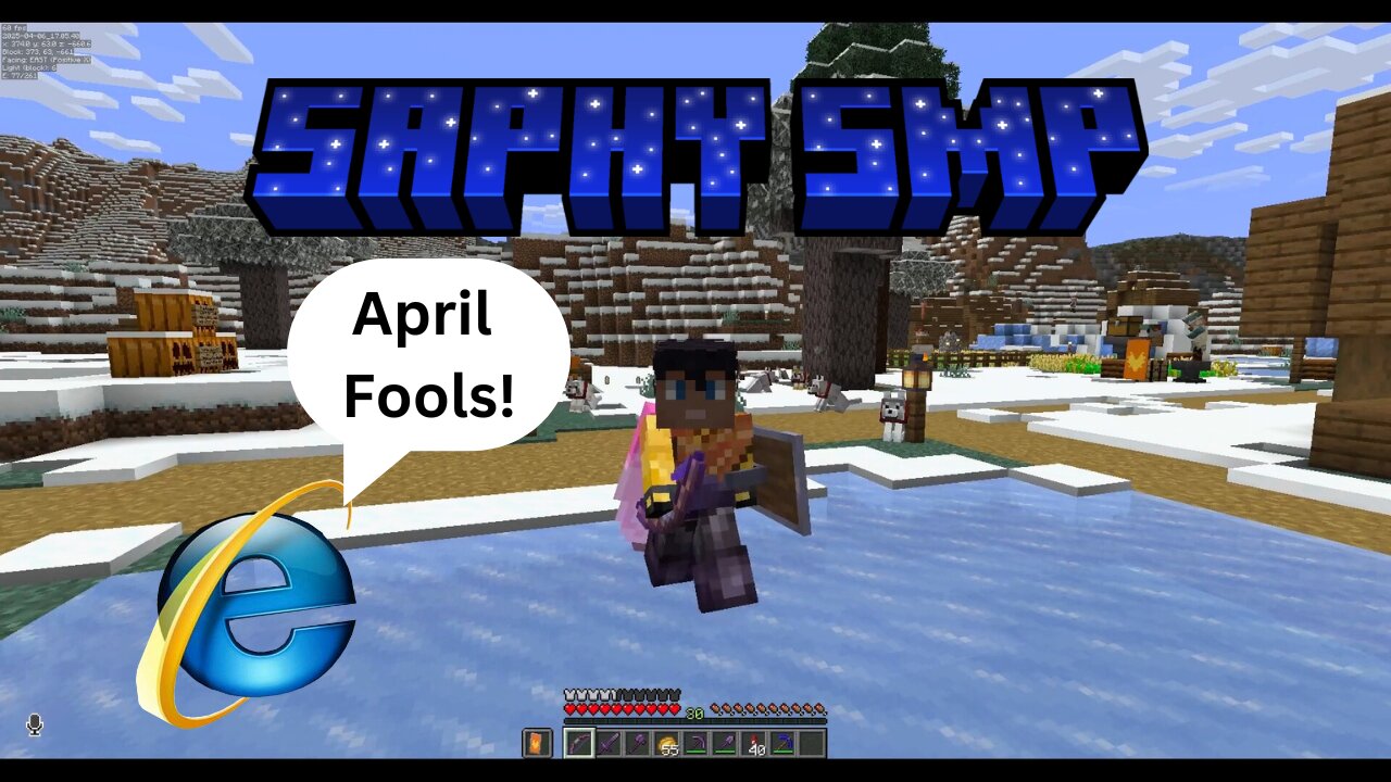 Is It Too Late for April Fools Shenanigans on Saphy SMP?