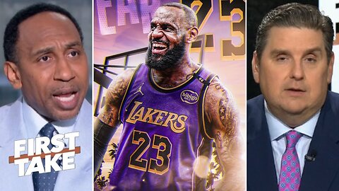 FIRST TAKE | Stephen A. “Double-Dog Dares” LeBron to Chase Final Ring with the Lakers