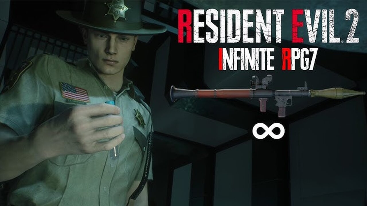 Resident Evil 2 Remake - Infinite RPG7 with Leon
