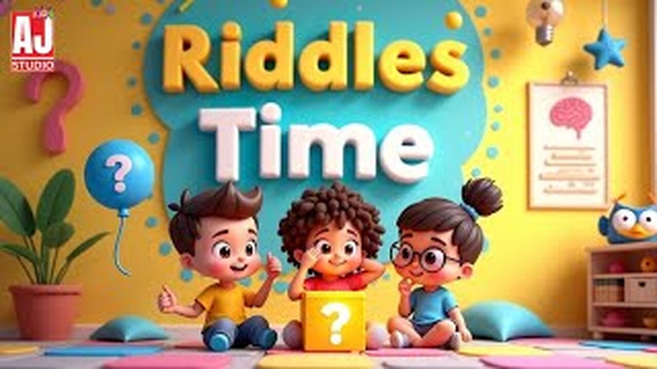 Riddles Time 🤔 | Fun Brain Teasers for Kids Learning Video 😊