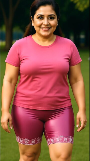 beautiful Woman in Play Ground