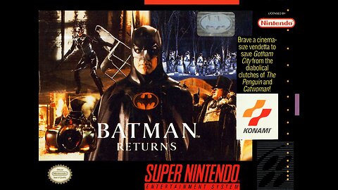 Batman Returns - Jogo Completo (Detonado 100%) [Vídeo HD] Super Nintendo [SNES]