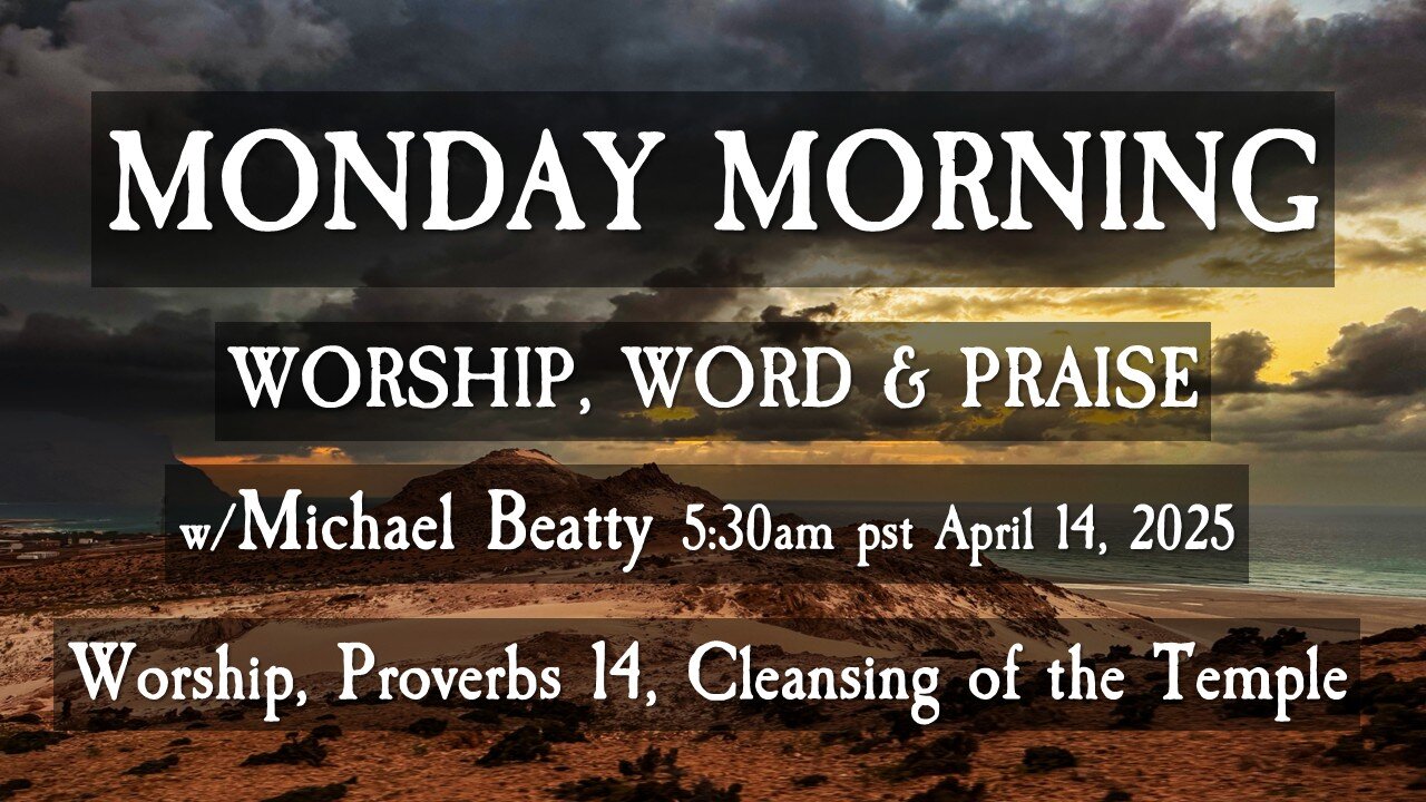 🌤️HOLY WEEK MONDAY MORNING✝️
