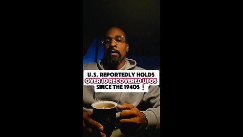 Astonishing Revelation: U.S. Reportedly Holds Over 10 Recovered UFOs Since the 1940s❗❗❗