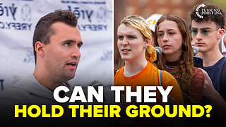 Charlie Kirk Challenges Student Views at Oklahoma State 👀🔥