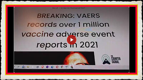 VAERS - OVER 3 MILLION DEAD FROM THE KILLER SHOT