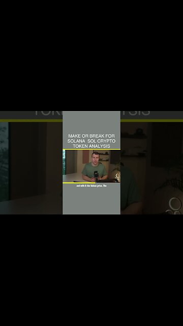 Make Or Break For Solana 💀 SOL Crypto Token Analysis