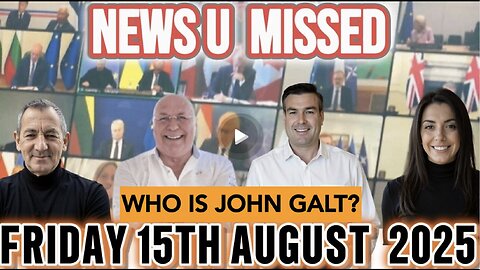 CHARLIE WARD DAILY NEWS WITH CHARLIE WARD & WARREN THORNTON FRIDAY 15TH AUGUST 2025