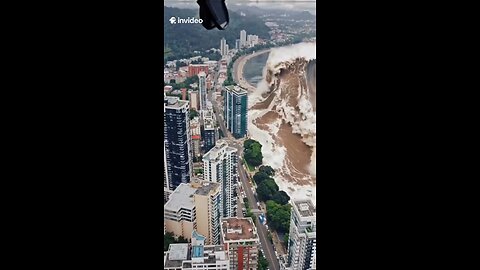 Nature’s raw power unleashed 🌊😱 This is not just a wave — it’s a warning. Respect the ocean.
