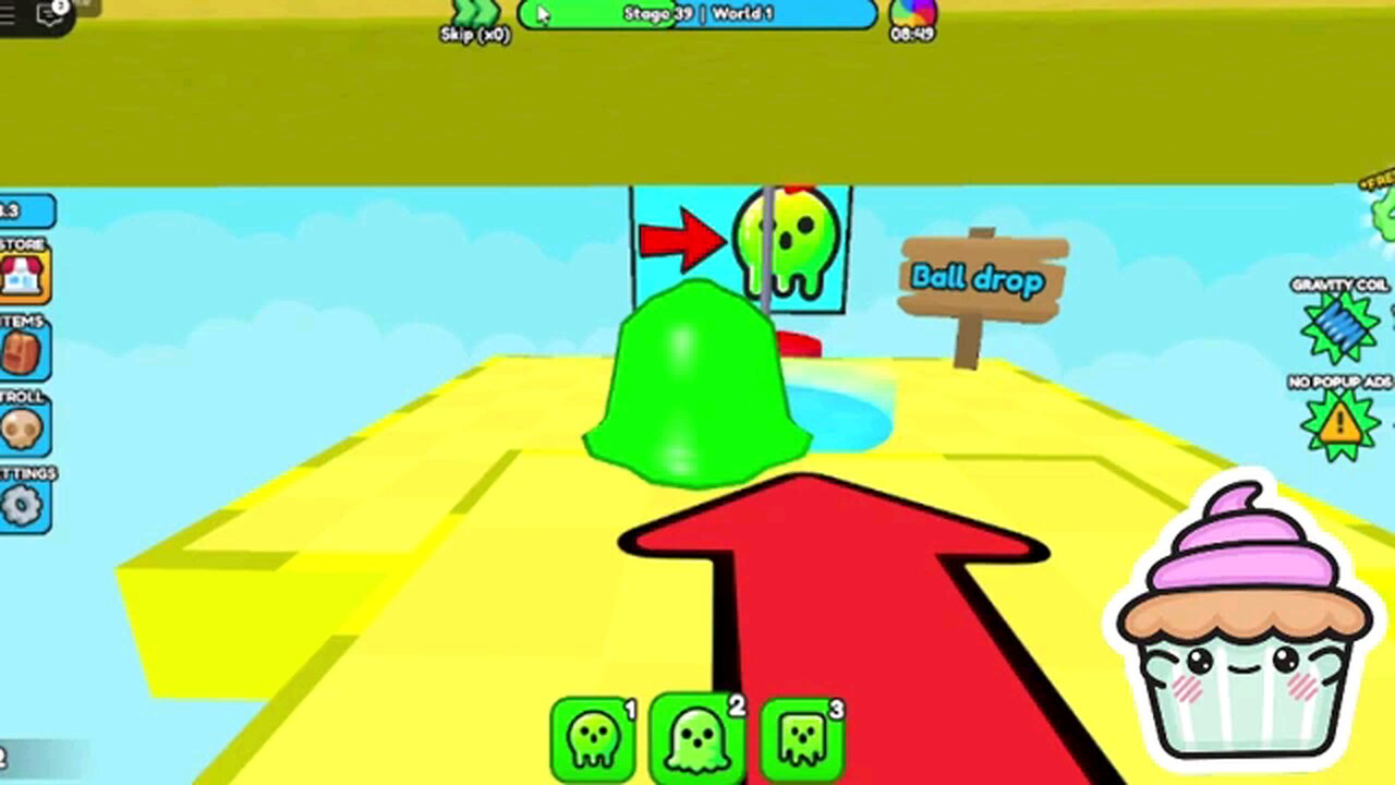 OH NO!!! Trapped inside Roblox Slime game !!