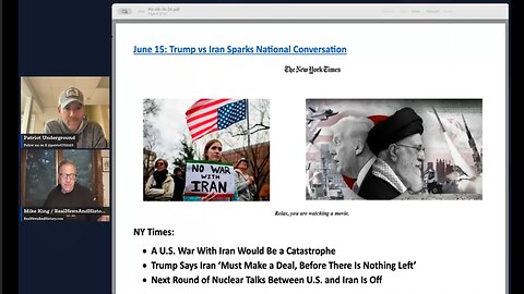 Situation Update w/ Mike King - Providing An In-Depth Analysis Of The IRAN-ISRAEL - 6/16/25