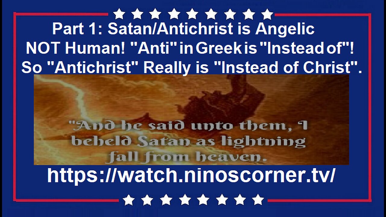 PART 1: Satan Is NOT Human & he wants to be Warshipped