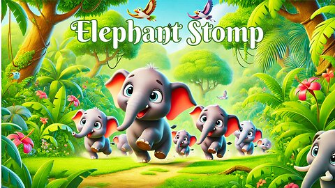 🎶 Elephant Stomp – A Fun & Energetic Kids' Song! 🐘🎵