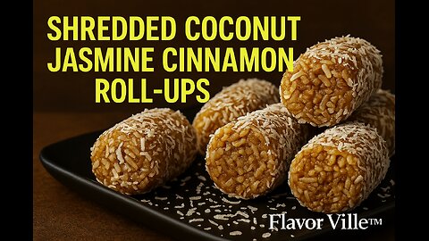 Shredded Coconut Jasmine Rice Cinnamon Rolls