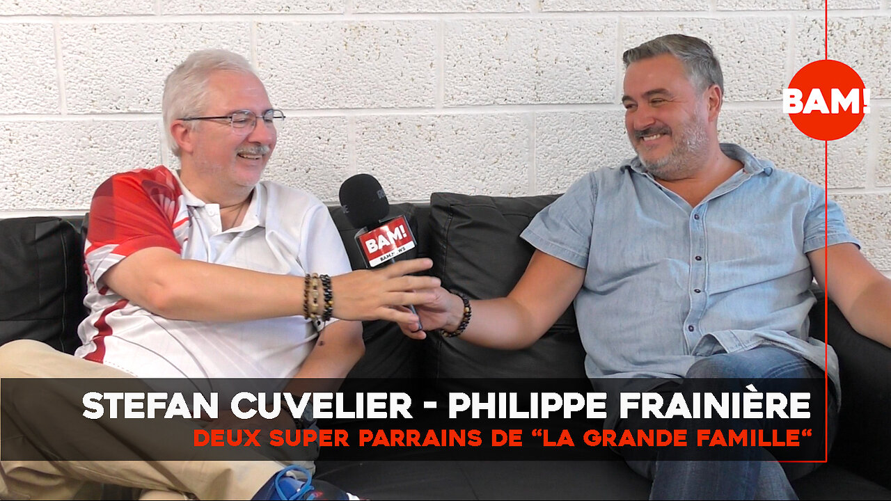Stefan Cuvelier et Philippe Frainière - deux super parrains