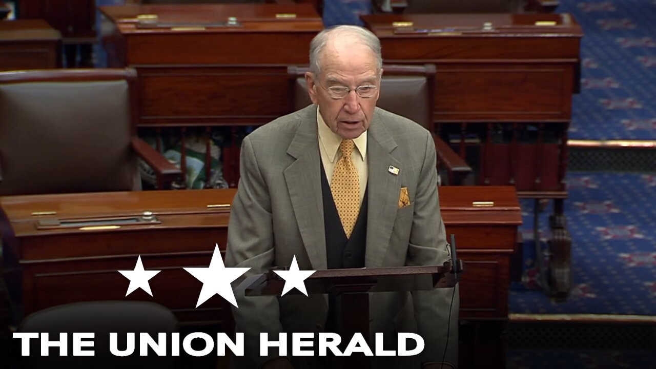 Senator Grassley Delivers Remarks on National Character Counts Week