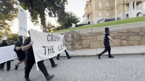 Patriots marching for Charlie Kirk and Iryna Zarutska in the Sierra Foothills.