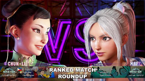 Kuya Kalbo SF6 Ranked Match Roundup. Chun Li Master Rank [Hori Fight Stick]