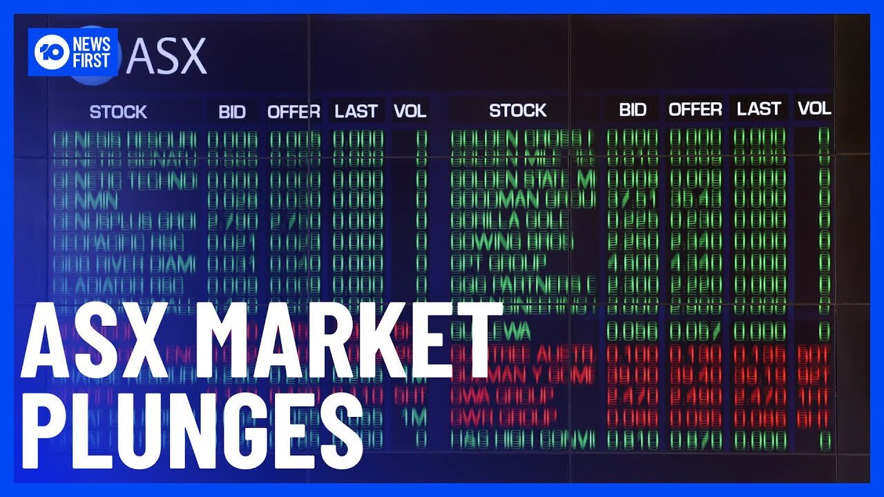 Breaking News: Trump's Tariffs Lead to Huge Losses in Australian Market" Trump's News | News
