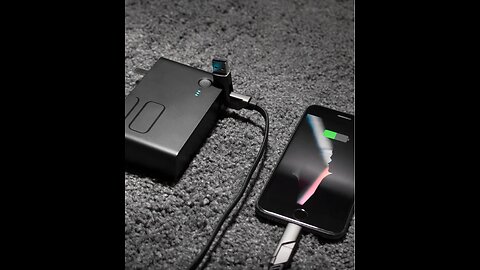 10000mAh 2-in-1 Portable Power Bank & Wall Charger, Type-C & USB Dual Outputs