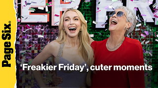 Lindsay Lohan and Jamie Lee Curtis' sweetest moments while promoting "Freakier Friday"
