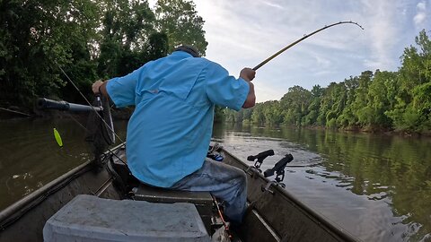 Landing a Big Striper