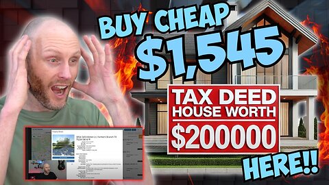 Buy A Cheap $1,545 Tax Deed House Worth $200,000 Here