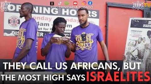THEY CALL US AFRICAN, BUT THE MOST HIGH SAYS ISRAELITES