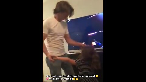 2-year-old Bella dancing with her Daddy - August 23rd 2019