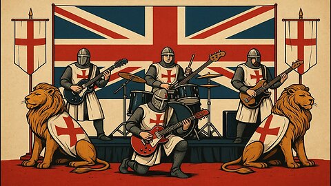 Templar Rock: Raise The Colours 🇬🇧 Patriotic Rock 🏴󠁧󠁢󠁥󠁮󠁧󠁿 Official Music Video - Ulfhednar AImusic