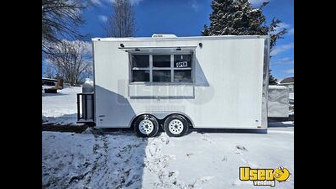 Lightly Used - 2024 Freedom Kitchen Food Concession Trailer for Sale in Illinois!