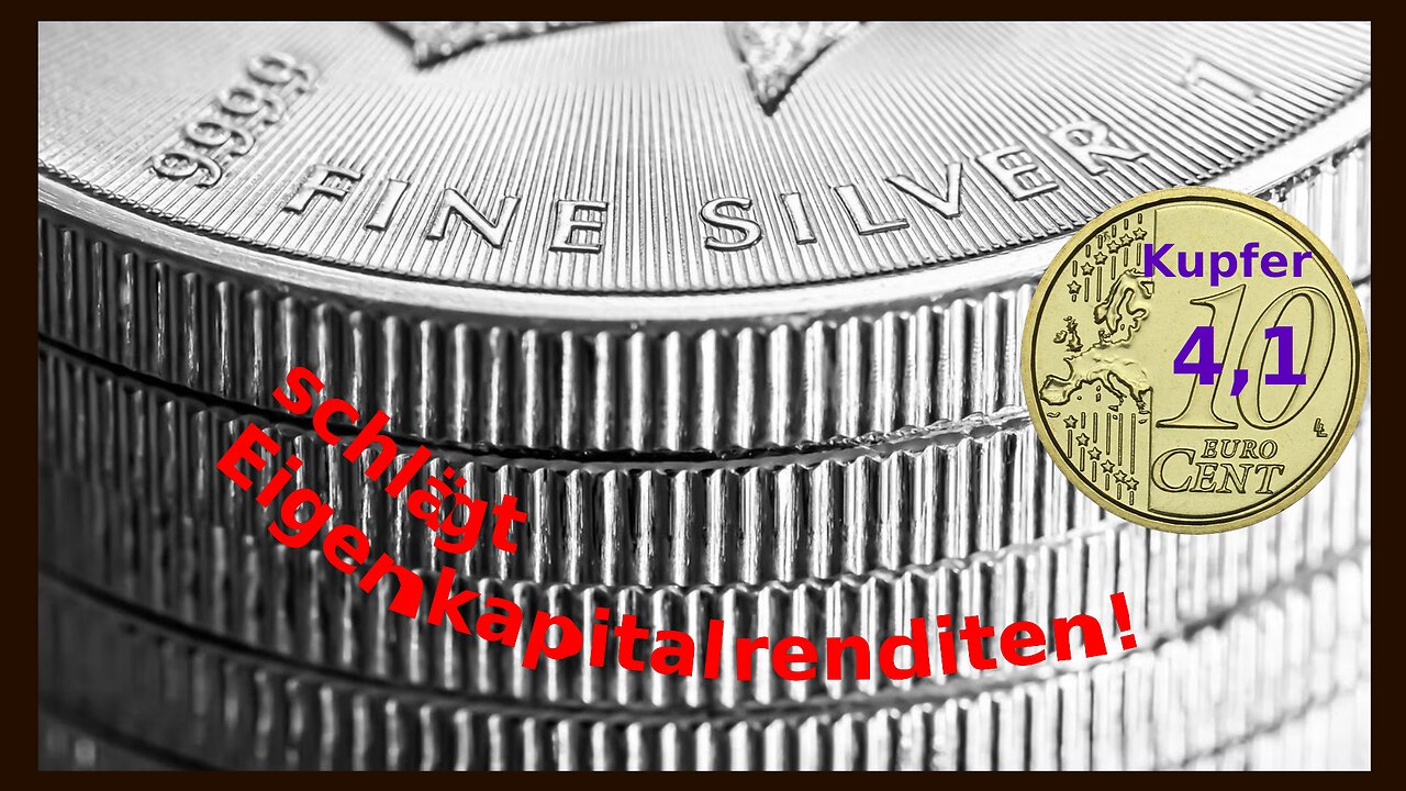 👁 Silber schlägt Eigenkapitalrendite. Indexfonds und ETFs = dummes Geld.
