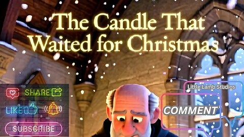 The Candle That Waited for Christmas — Christian Kids Story on Patience and Advent Hope