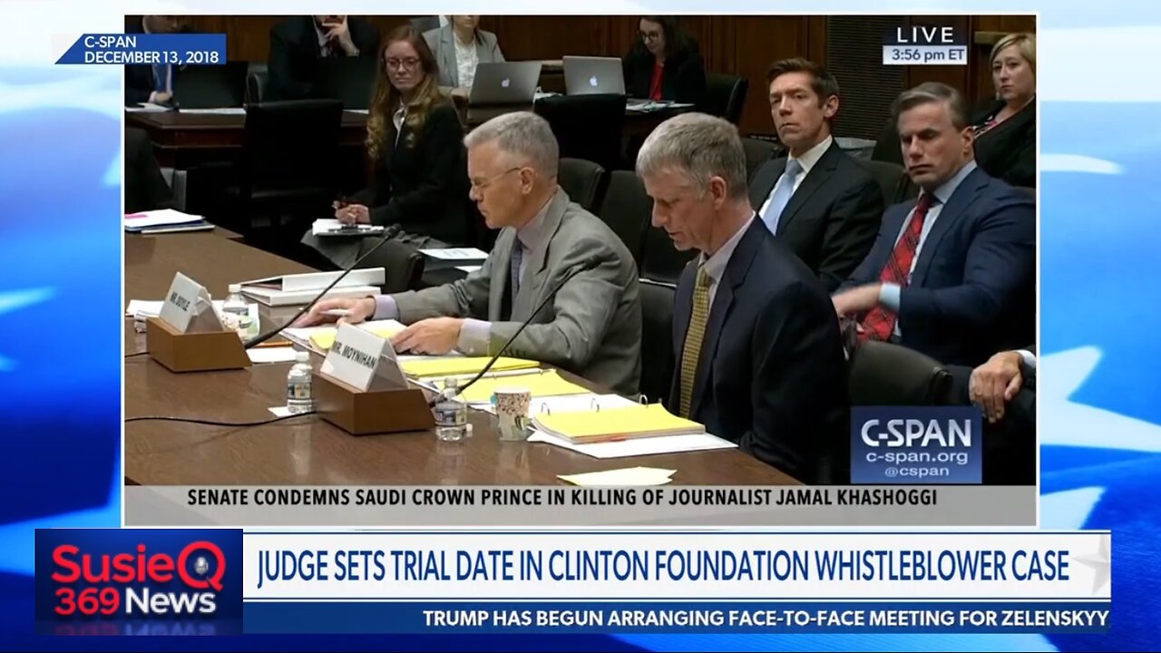 JUDGE SETS TRIAL DATE IN CLINTON FOUNDATION WHISTLEBLOWER CASE