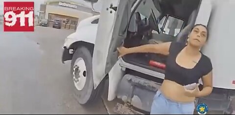 WATCH: Texas DPS arrests Texas woman transporting 25 illegal aliens in box truck