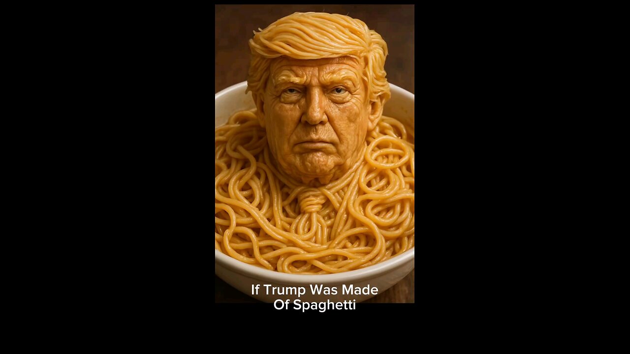 If Donald Trump Was Made Of Spaghetti