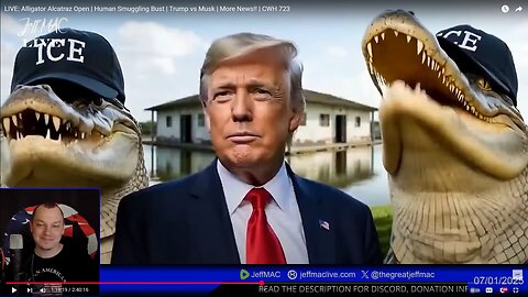 LIVE: Alligator Alcatraz Open | Human Smuggling Bust | Trump vs Musk | More News!! | CWH 723