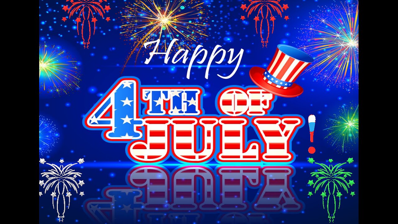 Happy 4th Of July - From Happy Birthday 3D - Star Spangled Banner - Video Card