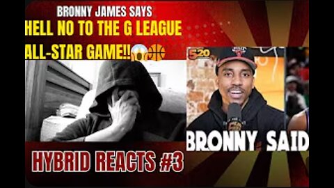 Jeff Teague reacts to Bronny James SAYING NO to G League All-Star Game 😖 | Hybrid Reacts #3 | #nba