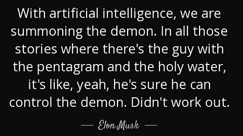 WITH ARTIFICIAL INTELLIGENCE WE ARE SUMMONING THE DEMON - King Street News