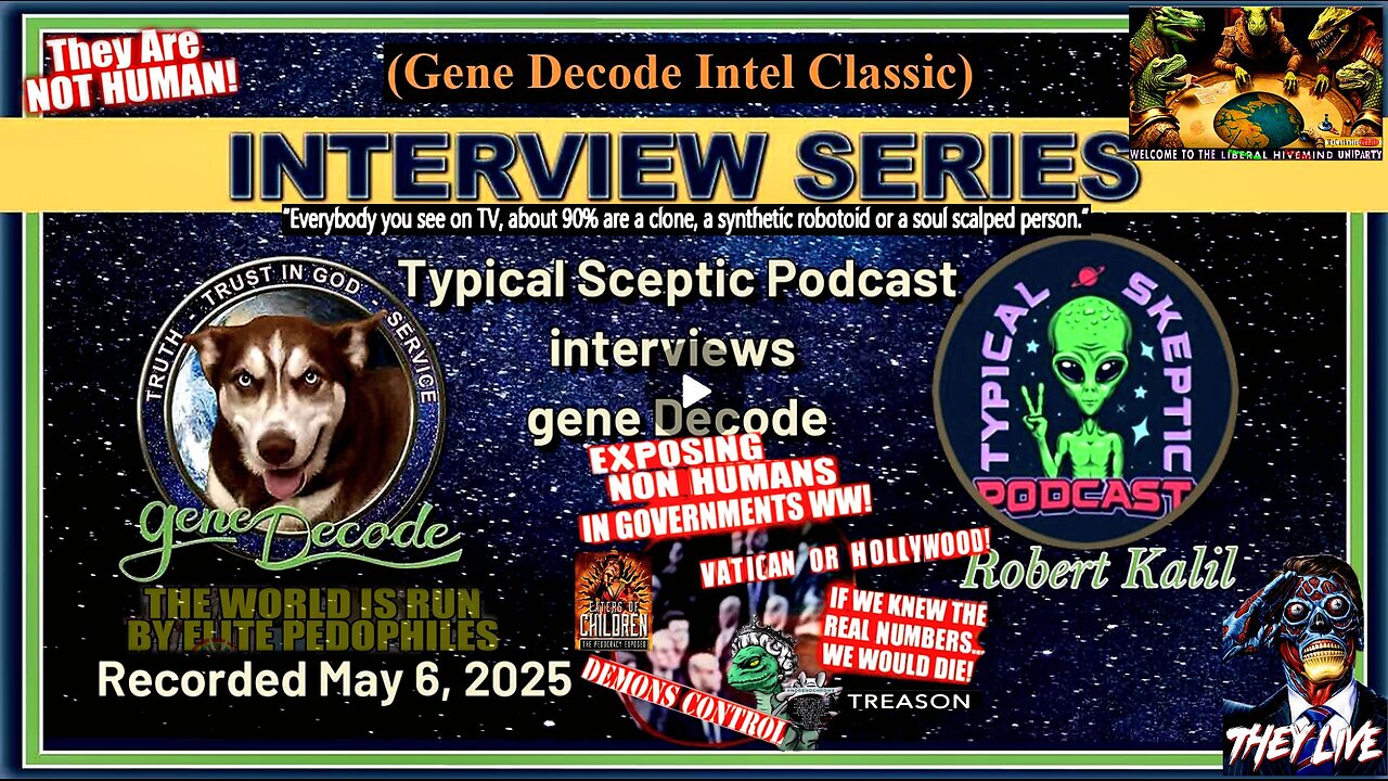 2025-05-06: Typical Skeptic Podcast Interviews gene Decode