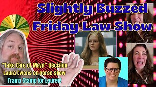 Slightly Buzzed Friday Law Show - With Nik Starow (and maybe guests)