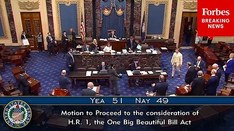 Senate Advances The Big Beautiful Bill During Rare Saturday Session
