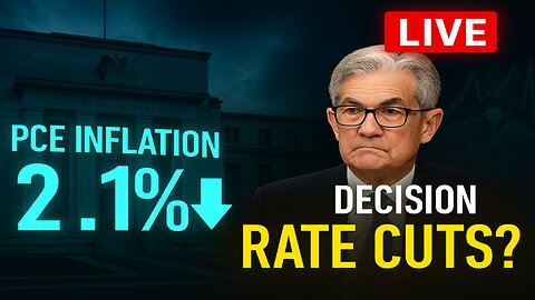 LIVE: PCE Inflation Falls to 2.1% 🔥 Will the Fed Finally Cut Rates?