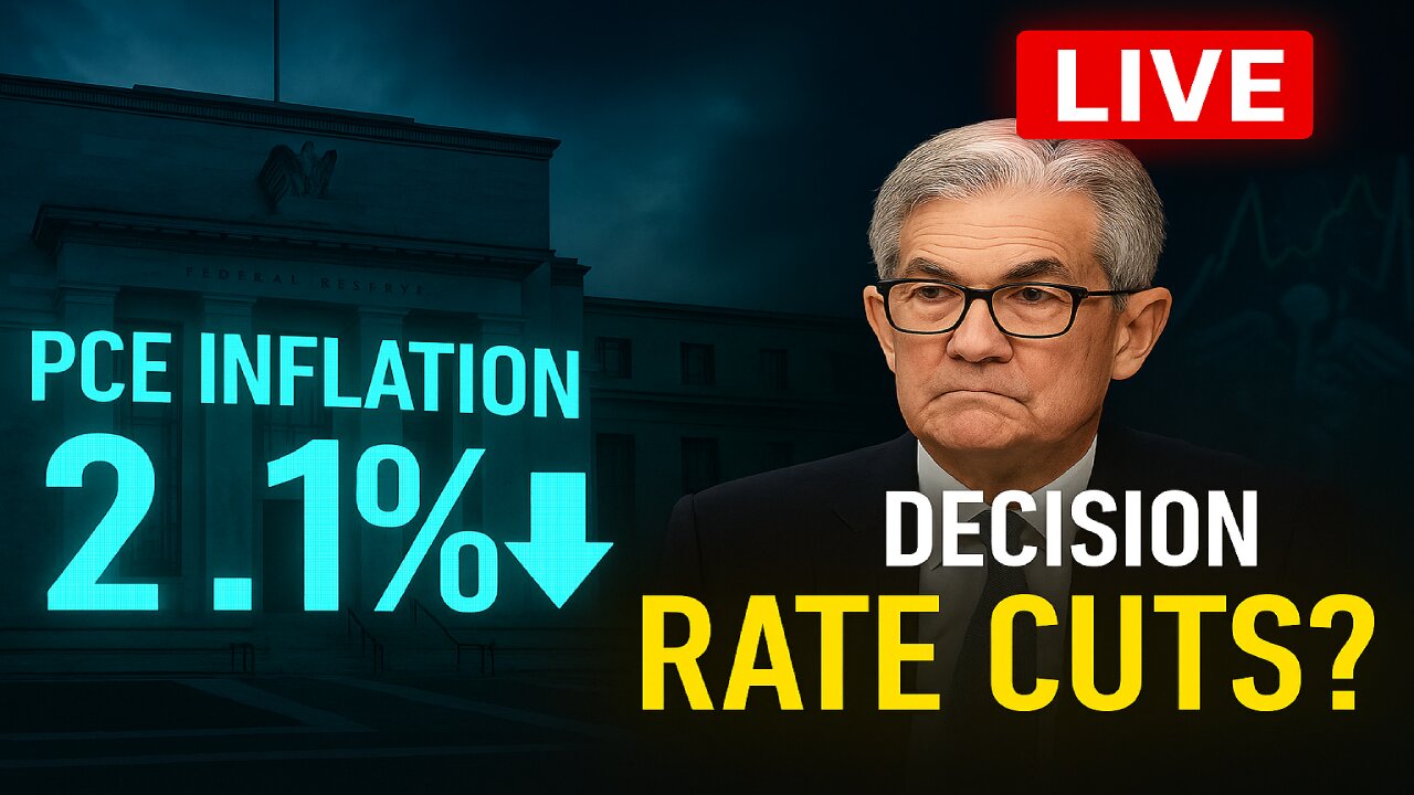 LIVE: PCE Inflation Falls to 2.1% 🔥 Will the Fed Finally Cut Rates?