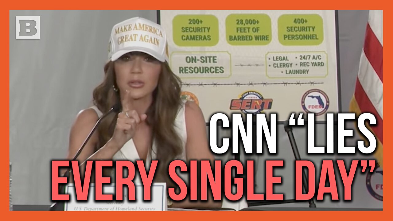 Noem Calls Out CNN: "You Lie Every Single Day" About Brave ICE Officers