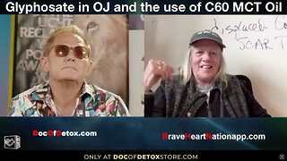 Glyphosate in OJ and the use of C60 MCT Oil