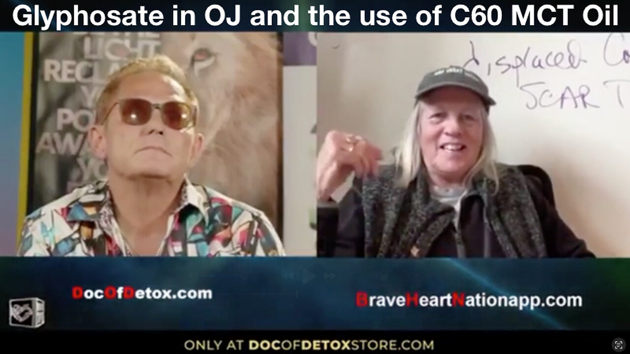 Glyphosate in OJ and the use of C60 MCT Oil